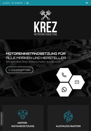 Krez Motors | Tablet